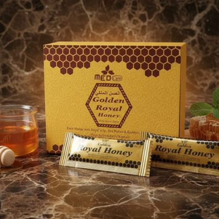 Med Care Golden Royal Honey | Vitality & Performance Booster for Men | Natural Stamina & Sexual Wellness Honey Blend